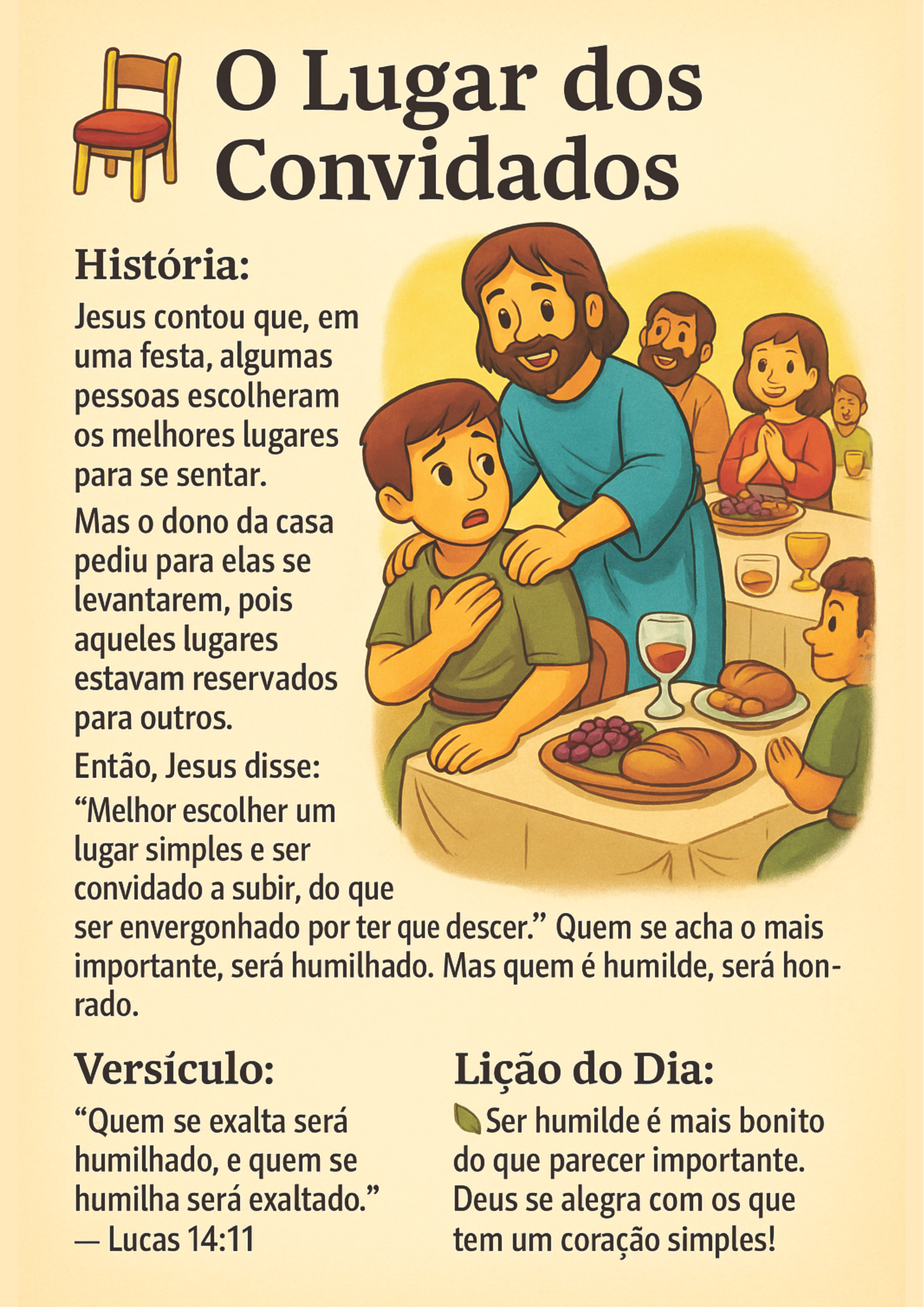 O LUGAR DOS CONVIDADOS